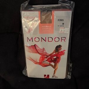 Brand new Mondor Sheer Tights in Suntan size M Skating
